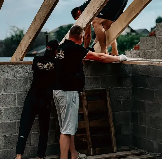 Maison en construction